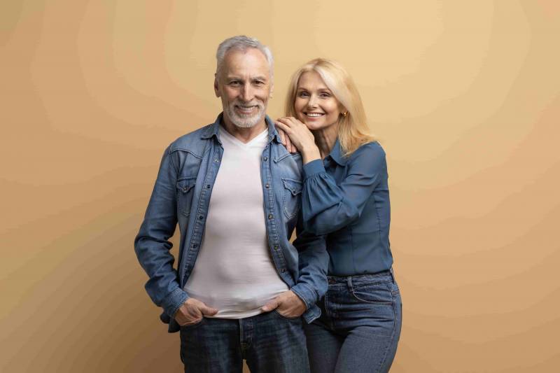 Un couple de cotisant à l'Agirc arcco